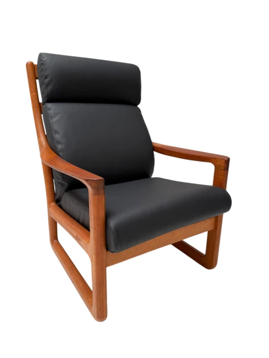 Mid-Century Modern Chairs and Hocker by Johannes Andersen for Silkeborg, 1960s